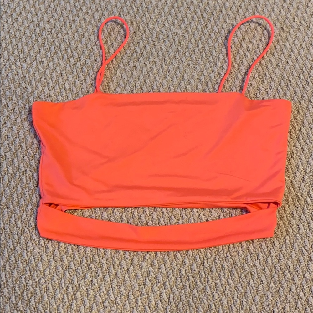 Neon crop top